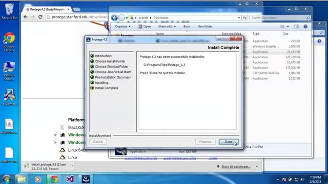 Installing Protege 4.3 on Windows смотреть онлайн
