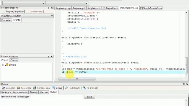 Message Dialog in C++ смотреть онлайн