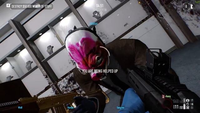 Destroying Mall in Payday 2 смотреть онлайн