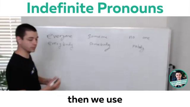 Indefinite Pronouns | Everybody, everyone, somebody, someone, anybody, anyone, nobody, no one смотреть онлайн
