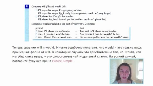 Unit 36 Модальный глагол WOULD все случаи 2 смотреть онлайн