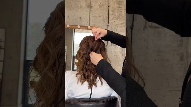 Простой текстурный пучок от Натальи Потаповой и утюжок V131 Pro Iron Brown от BE-UNI в работе