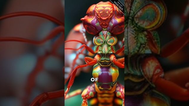 The Mantis Shrimp: A Creature with Superhuman Vision #marinebiology #nature смотреть онлайн