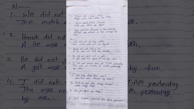 Past Indefinite Active voice and Passive voice | English grammar | SHIV SUCCESS смотреть онлайн
