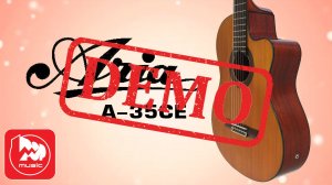 Элекроакустическая гитара ARIA A-35CE N - демонстрация звучания
