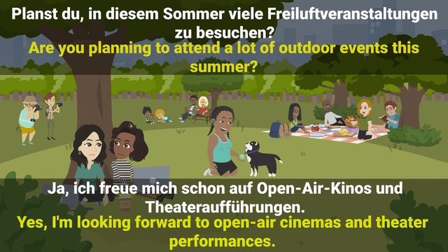 Deutsch Lernen Mit Dialogen ( Park ) Gespräch Auf Deutsch - LEARN GERMAN