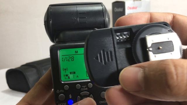 Working of wireless transmission on external flash OSAKA DF960 TTL in HINDI #flash #camera #osaka смотреть онлайн