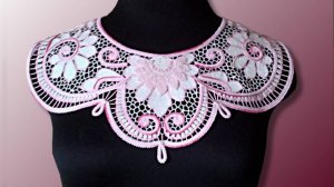 Воротник "Версаль" - авторское арт-кружево крючком и иголкой.