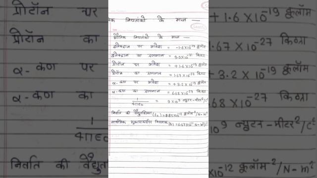 Constant Value Like As Electron, Proton, Alfa Particle