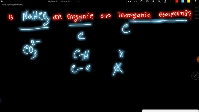 Is NaHCO3(Sodium hydrogen carbonate) organic or inorganic compound? смотреть онлайн