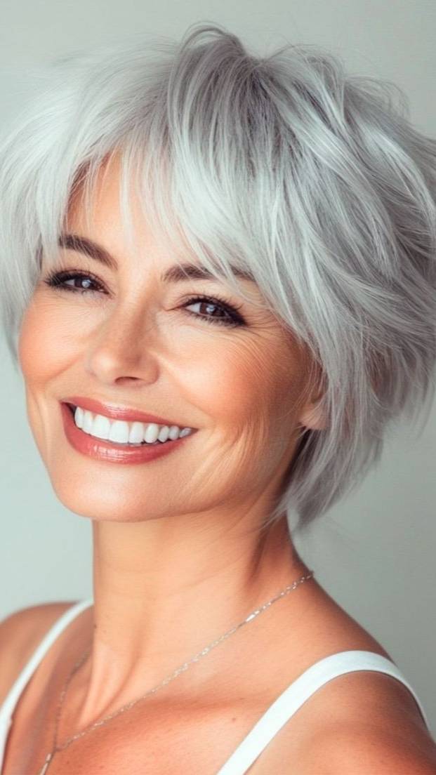 Топ 15 Коротких Стрижек которые Омолодят Женщин после 40,50,60 лет смотреть онлайн
