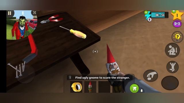 SCARY STRANGER 3D Chapter 2 Level 4 Gnome Sweet Gnome смотреть онлайн