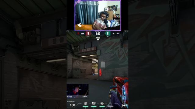 The Huge thrifty from Global esports VS Bleed esports VCT 2024 #valorant #vct #valorantclips смотреть онлайн
