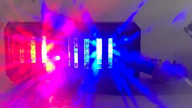Световой LED прибор New Light VS-6 Derby Strobe Laser Effect Light смотреть онлайн