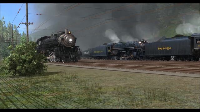 Nickel Plate Road 765 and Pere Marquette 1225 (Trainz: A New Era) смотреть онлайн