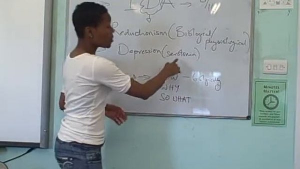 Kazza explains reductionism.AVI