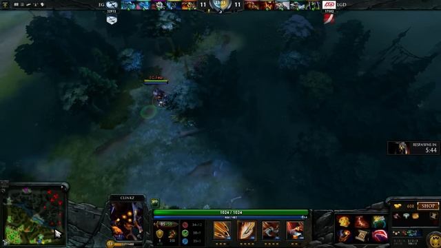 Fear (Clinkz) - LGD-GAMING vs. EG @ The International 2015 смотреть онлайн