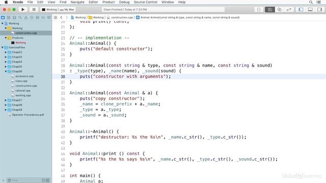 C++ Tutorial - Exploring constructors and destructors смотреть онлайн