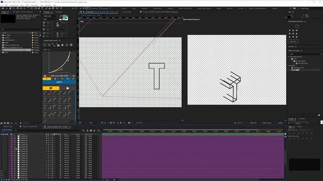 Animated Isometric Type in After Effects смотреть онлайн