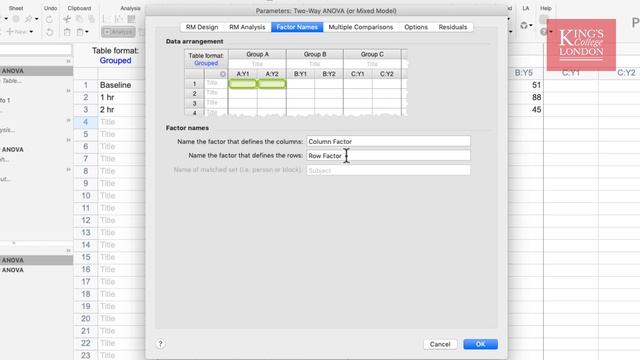 Two-way ANOVA in GraphPad Prism смотреть онлайн