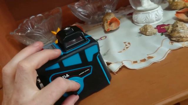 Розпаковка, лазерний уровень Hilda 3D - 12 Laser Level