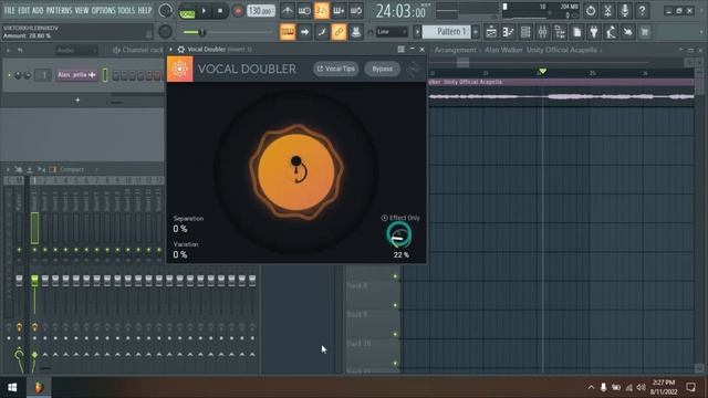 Tutorial Izotope Vocal Doubler In FL Studio 20 смотреть онлайн
