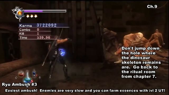 Ninja Gaiden Sigma: Скарабеи + засады смотреть онлайн