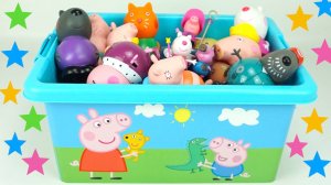 Игрушки из мультиков Свинка Пеппа Бумажная кукла с питомцем Domikis