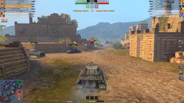 Tiger II • 4.5K DMG • 4 KILLS • WoT Blitz смотреть онлайн
