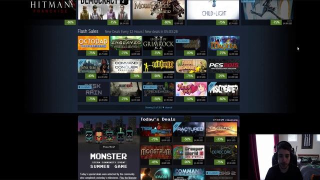 Steam Summer Sale Day 2! Portal, Wolfenstein, The Witcher! смотреть онлайн