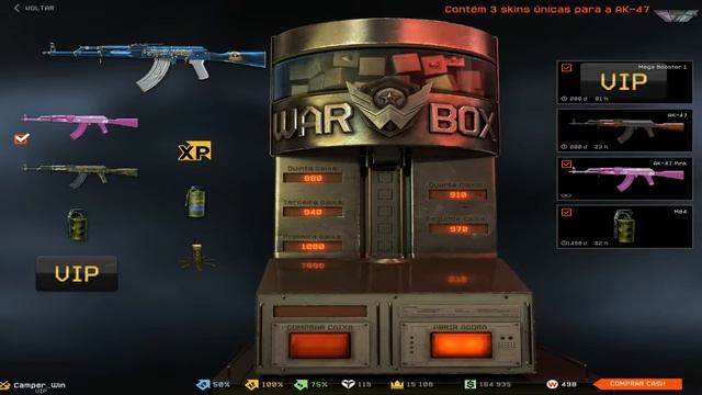 Warface - Pegando skins da ak-47 com 50k. смотреть онлайн