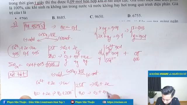 Live 50 Thầy Phạm Minh Thuận - Hóa 12 - Đại cương kim loại смотреть онлайн