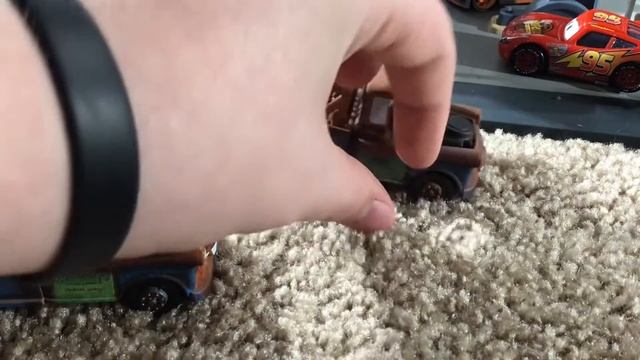 Disney Pixar cars one eyed mater diecast review!!! смотреть онлайн