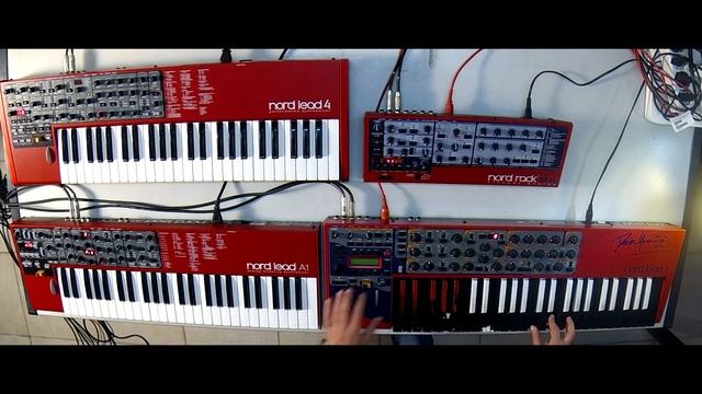 NORD RACK 2X - LEAD 3 - LEAD 4 - LEAD A1 | COMPARING OSCILLATORS смотреть онлайн