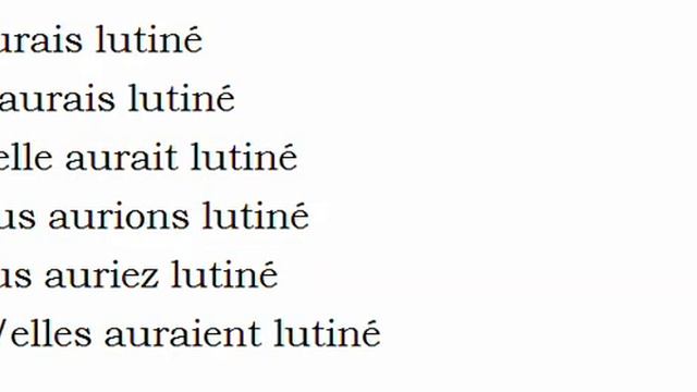 Изучение французского языка = Спряжение глаголов = Lutiner смотреть онлайн