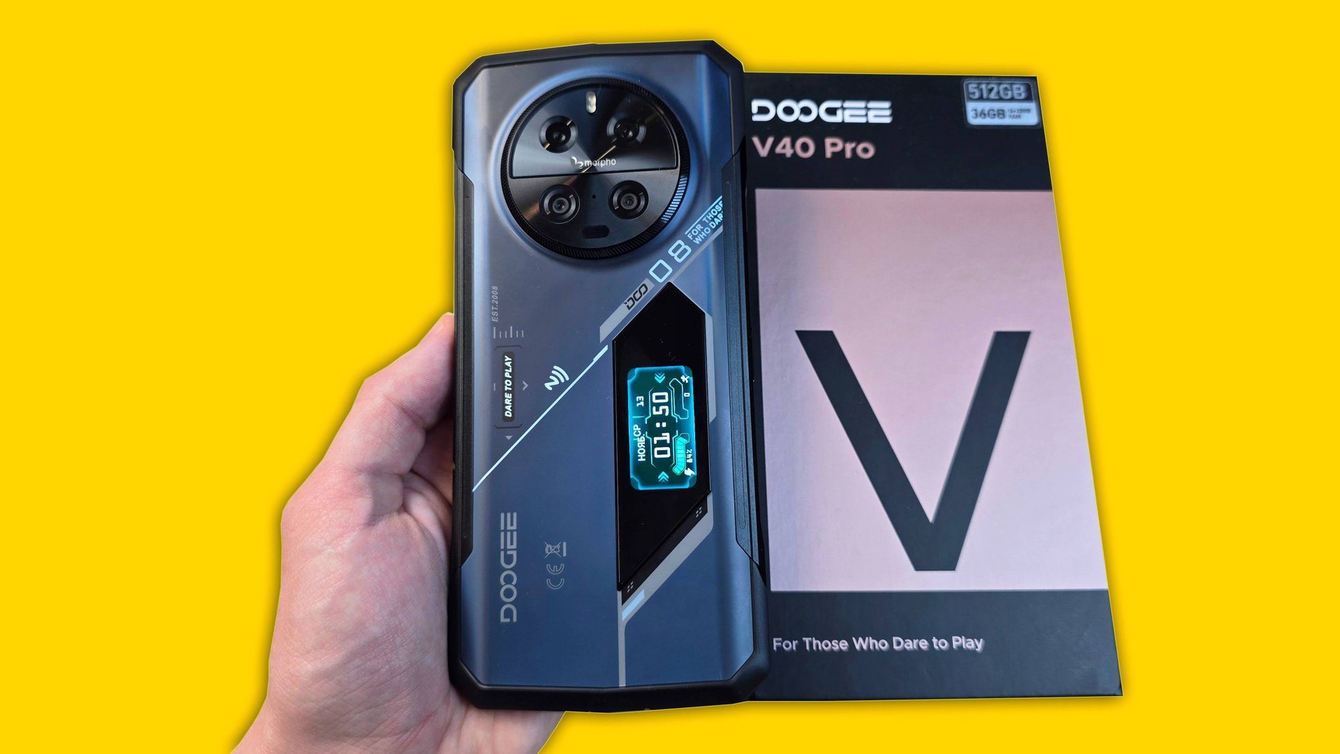 DOOGEE V40 PRO - 4 КАМЕРЫ, 2 ДИСПЛЕЯ И ЗАЩИТА ОТ ВОДЫ!