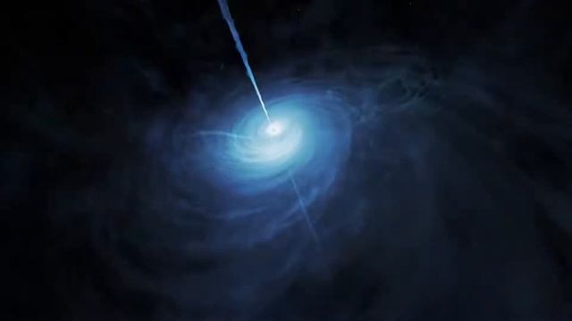 Artist’s impression of distant quasar смотреть онлайн