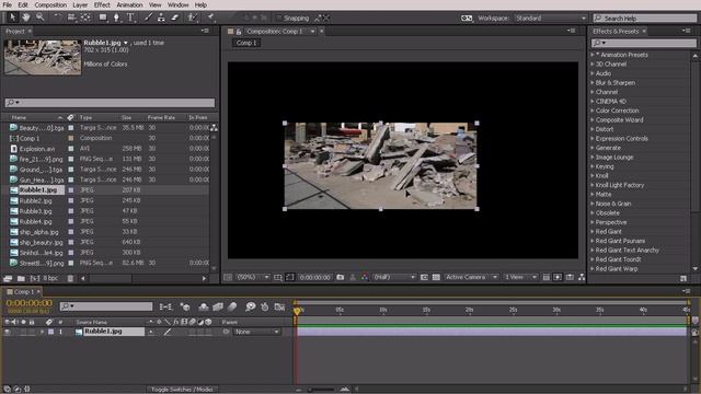 05. Creating your first composition смотреть онлайн