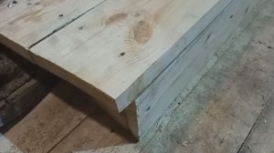 Полы в теплый предбанник. Изготовление.