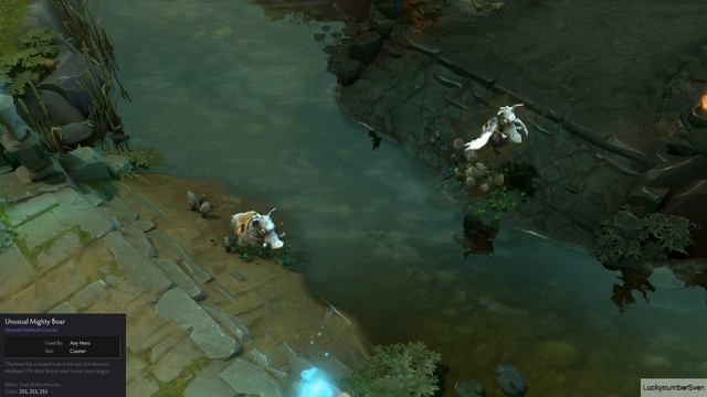 Dota 2 Courier: Unusual Boar (Trail of the Amanita) смотреть онлайн
