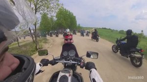 Ездили на мото фестиваль.)