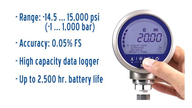 Precision digital pressure gauge, model CPG1500 | Versatility and durability by WIKA смотреть онлайн