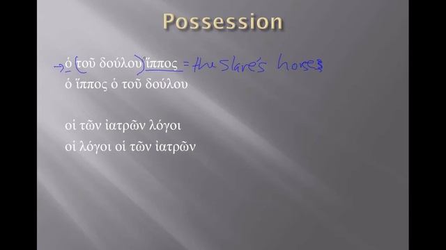Genitive of Possession смотреть онлайн