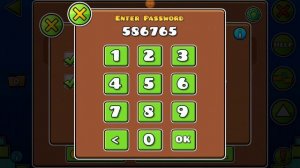 как писать текст и делать пароль к копировании в Geometry Dash