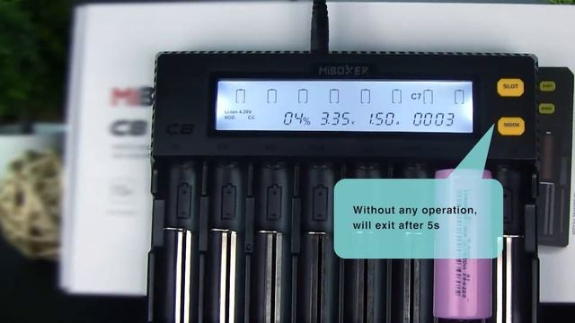 Universal Battery Charger, MiBOXER, 8-Bay Smart Charger,17670/18350/18650/18700/21700/26650, LCD смотреть онлайн