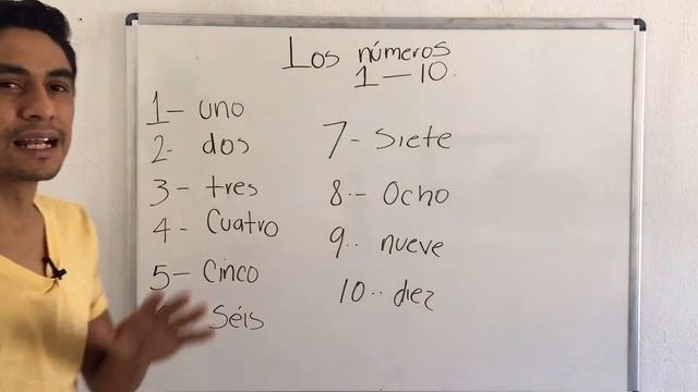 -цифры на испанском -números En Español