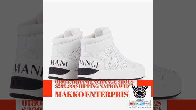 01804 ARMANI EXCHANGE SHOES $299.99(SHIPPING NATIONWIDE) смотреть онлайн