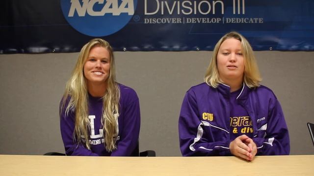 2014-15 Women's Swimming and Diving Preview (Katie Kochalko & Taylor Faust) смотреть онлайн