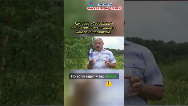 Как минеральная вода "Серебряный ключ" помогает выводить камни из организма? смотреть онлайн
