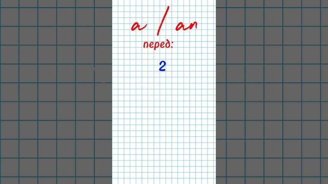 Перед какими словами используется неопределенный артикль “a/an” смотреть онлайн